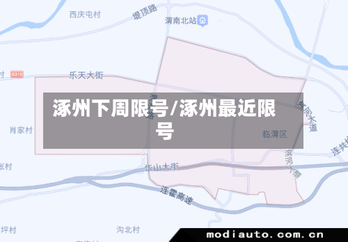 涿州下周限号/涿州最近限号-第3张图片