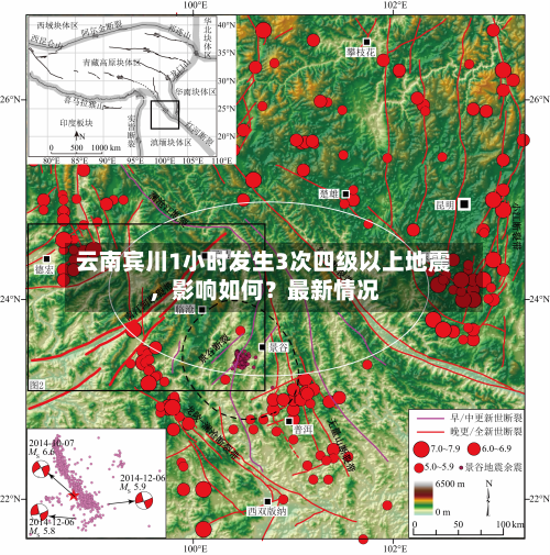 云南宾川1小时发生3次四级以上地震,影响如何?最新情况