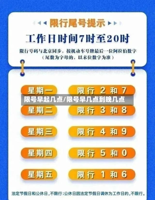 限号早起几点/限号早几点到晚几点